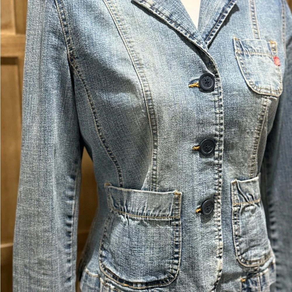 Women's Plugg Denim Blazer/Jacket - Picture 2 of 6